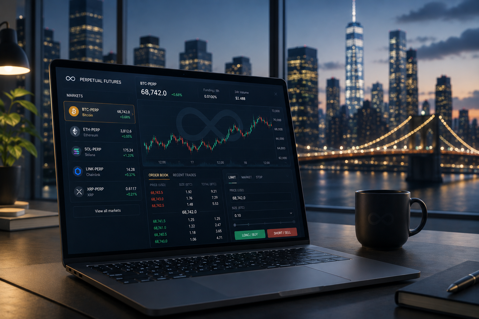 Crypto perps based on new legal theory