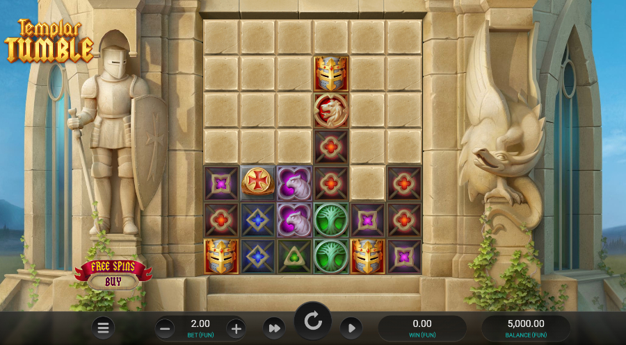 Templar Tumble slot game